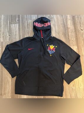 Vintage Manny Pacquiao Rare Nike Pac-Man  Hoodie Zip-up Men's Size Large L